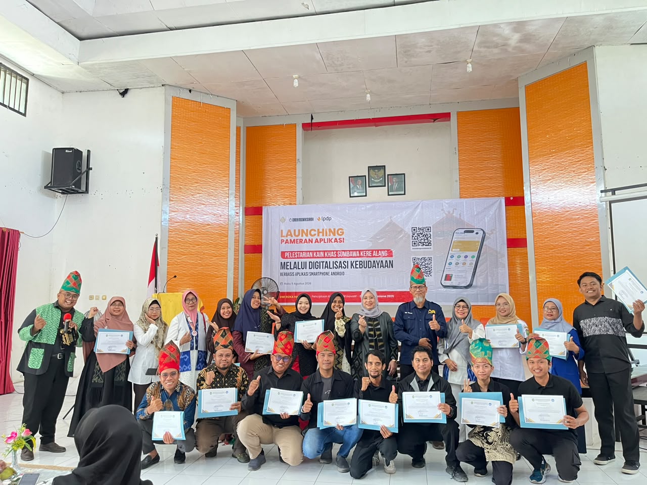 LAUNCHING APLIKASI KRE ALANG, KETUA DEKRANASDA : LESTARIKAN BUDAYA IDENTITAS 'TAU SAMAWA' MELALUI DIGITALISASI