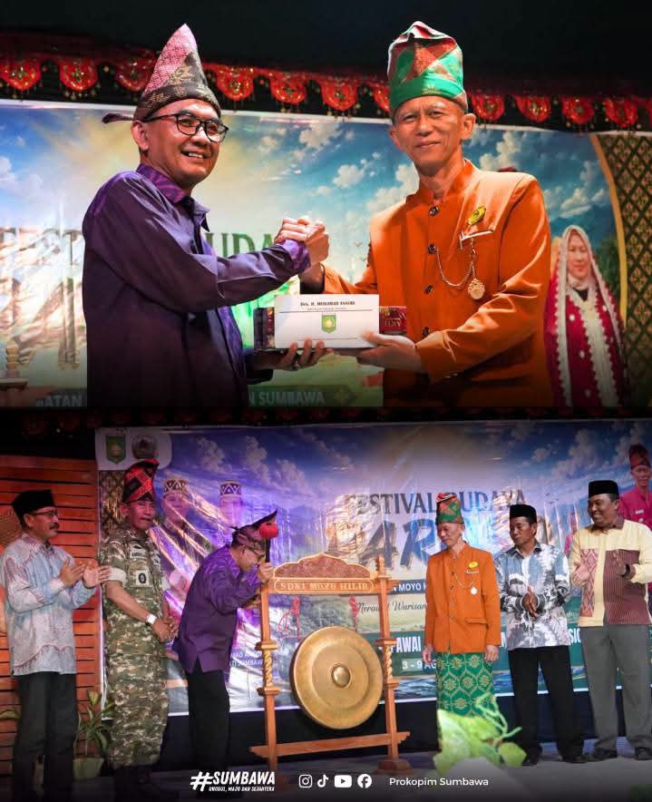 Wabup H. Ansori Resmi Buka Festival Budaya Paroso, Ajak Masyarakat Rawat Warisan Tau Samawa