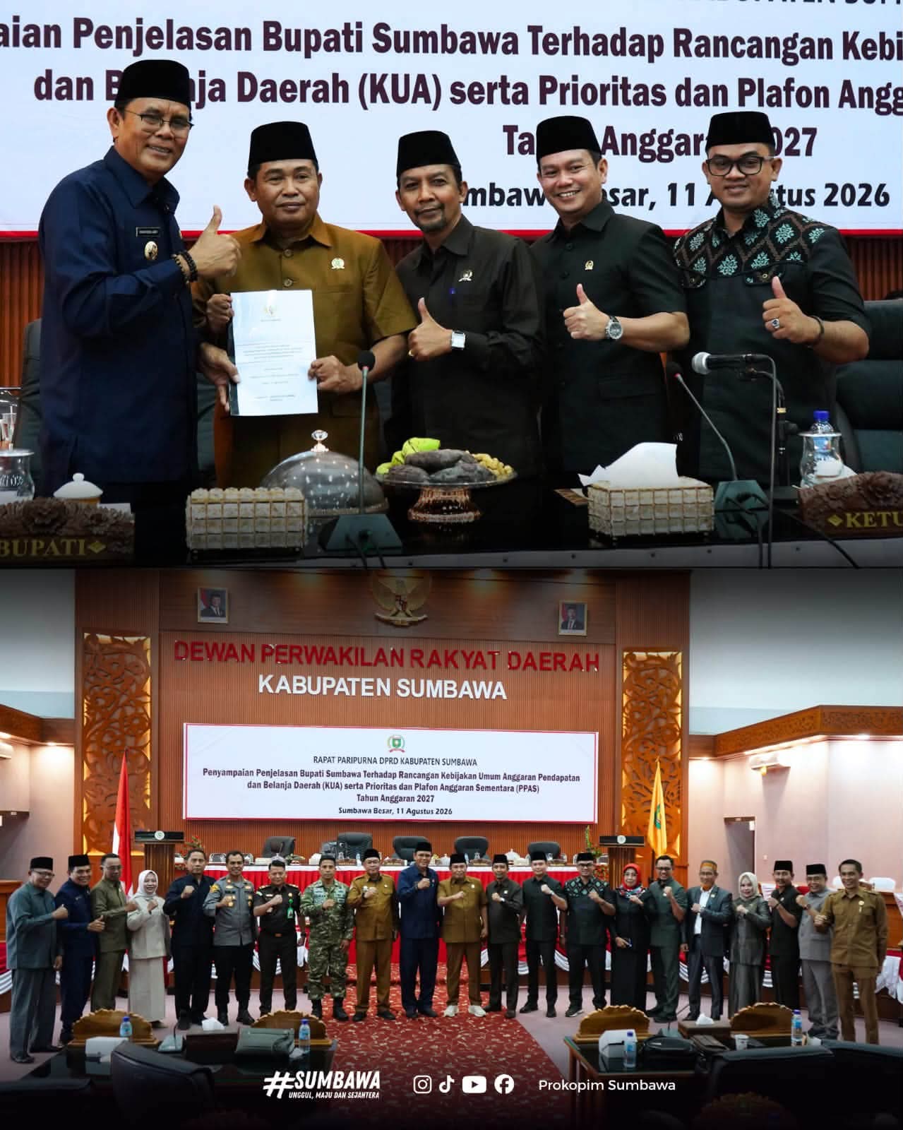 Bupati H. Jarot Sampaikan Rancangan KUA-PPAS 2027, Pendapatan Ditargetkan Rp1,92 Triliun